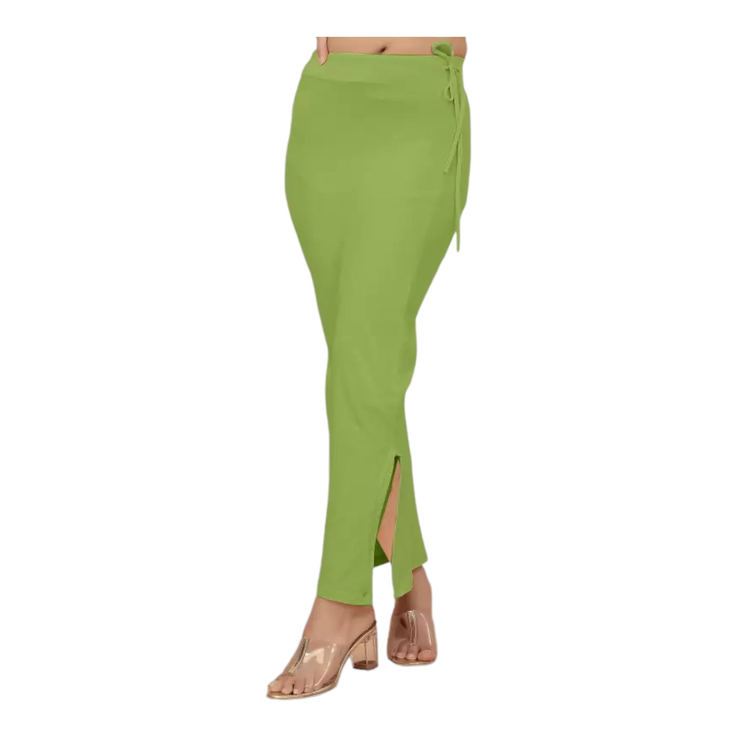 Stretchable Saree Shapewear Petticoat for Women, Cotton Blended,Petticoat,Skirts for Women,Shape Wear Dress for Saree , Spandex Saree Shapewear for Women Petticoat with Side Slit (PACK 1)