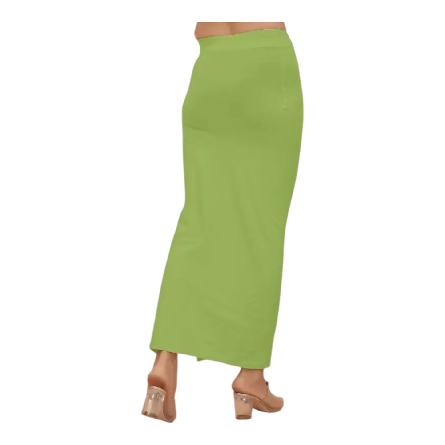 Stretchable Saree Shapewear Petticoat for Women, Cotton Blended,Petticoat,Skirts for Women,Shape Wear Dress for Saree , Spandex Saree Shapewear for Women Petticoat with Side Slit (PACK 1)