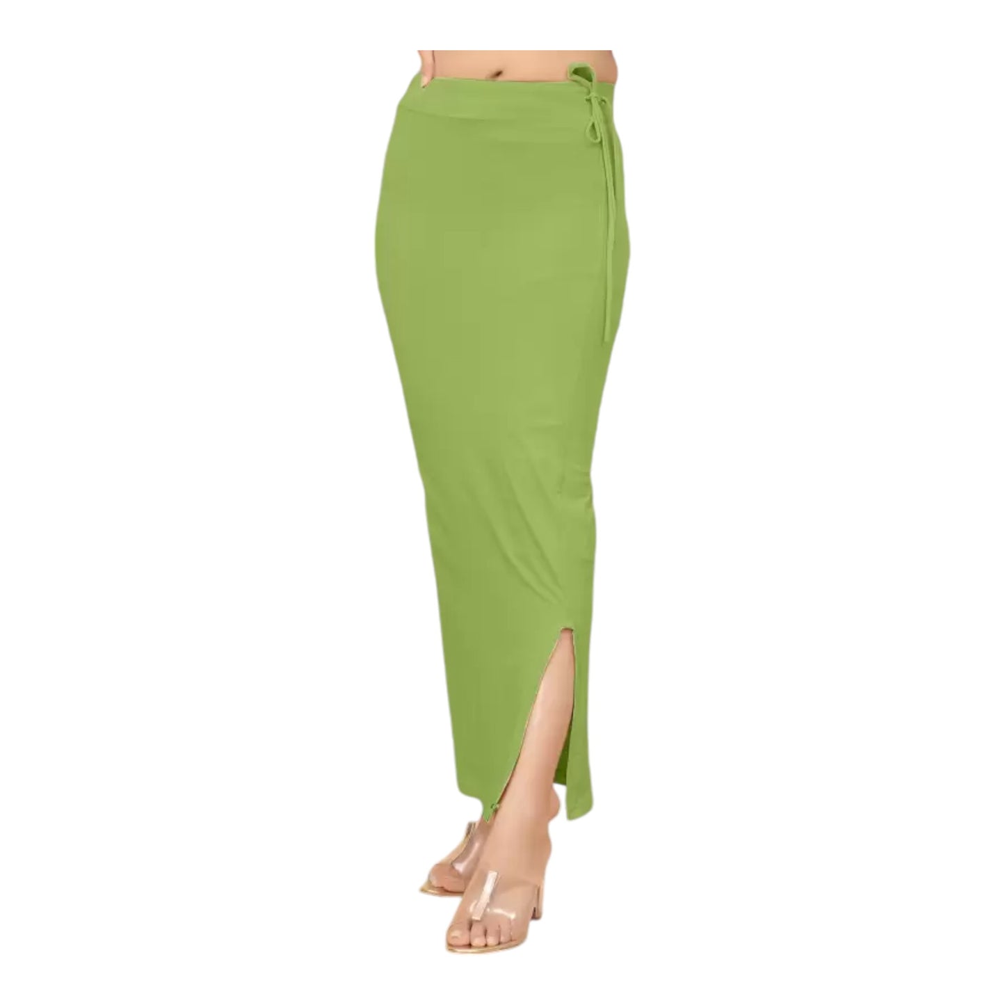 Stretchable Saree Shapewear Petticoat for Women, Cotton Blended,Petticoat,Skirts for Women,Shape Wear Dress for Saree , Spandex Saree Shapewear for Women Petticoat with Side Slit (PACK 1)