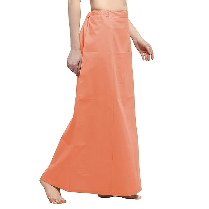 Pure Cotton Readymade Inskirt Saree Petticoat for Women's | Plain Solid Indian Readymade Inskirt Saree | Peticote Innerwear for Women Saree Petticoats