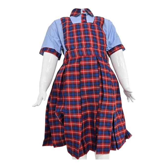 Girls School Uniform Penniform Dress, School Uniform, Readymade Stitched, Regular Fit for Girls