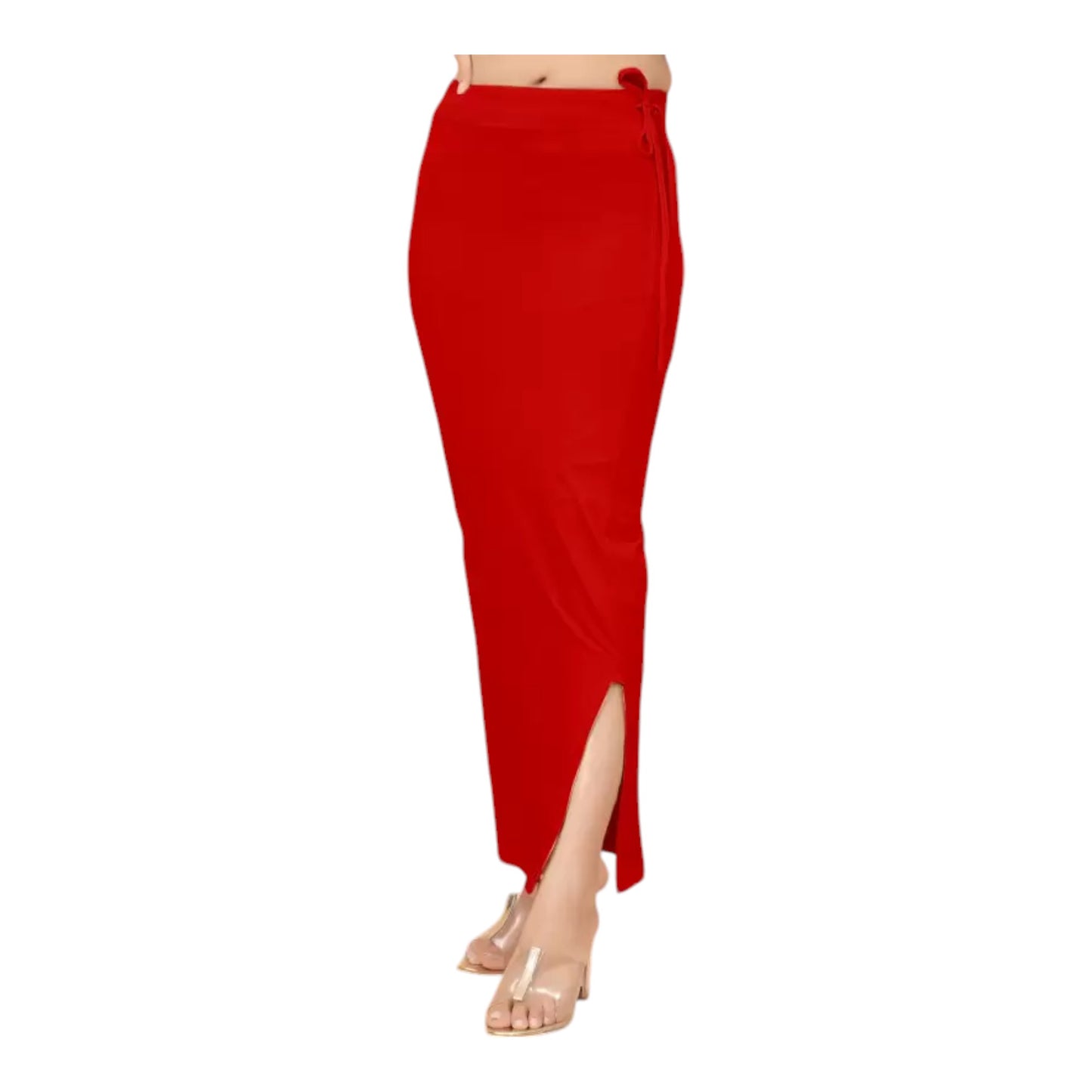 Stretchable Saree Shapewear Petticoat for Women, Cotton Blended,Petticoat,Skirts for Women,Shape Wear Dress for Saree , Spandex Saree Shapewear for Women Petticoat with Side Slit (PACK 1)