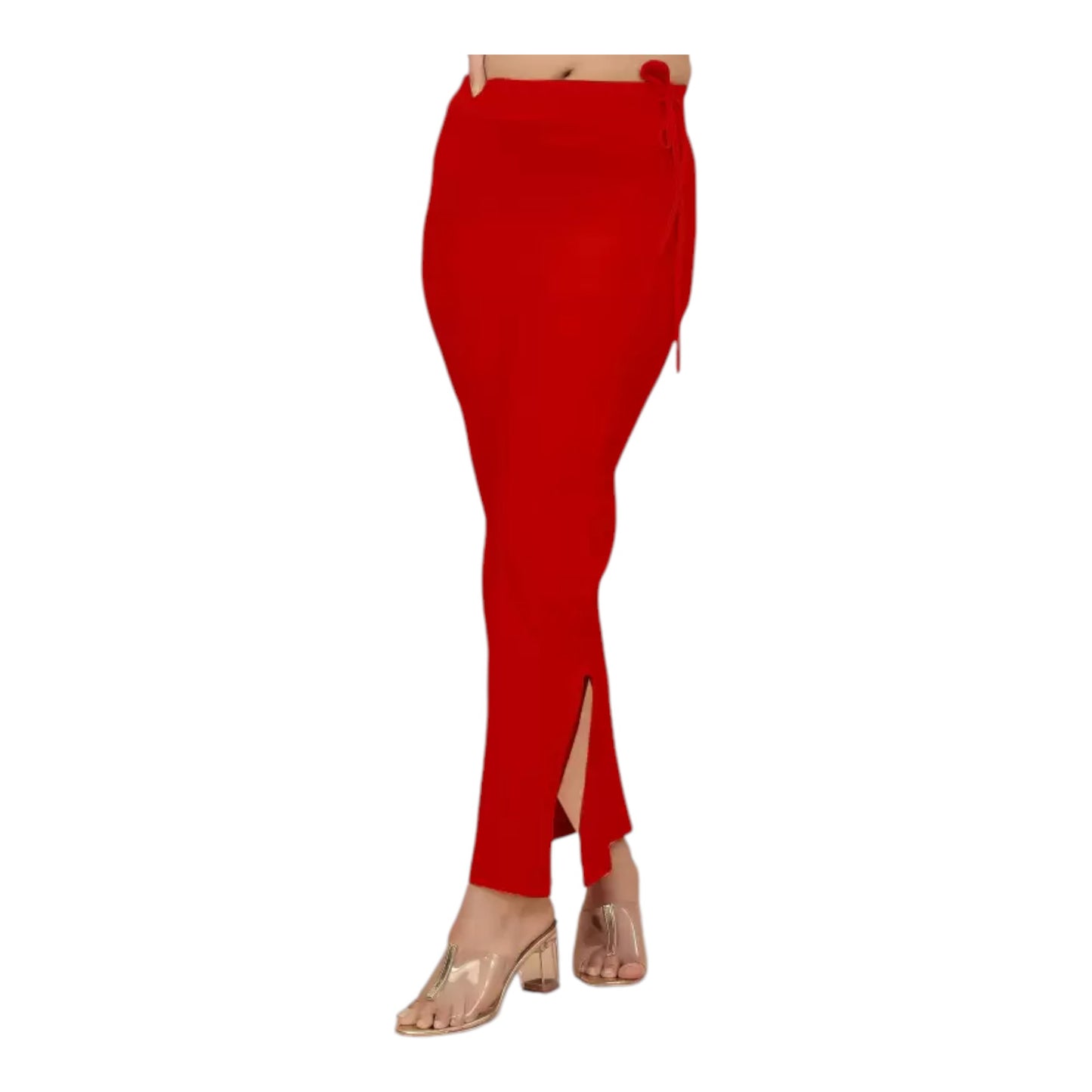 Stretchable Saree Shapewear Petticoat for Women, Cotton Blended,Petticoat,Skirts for Women,Shape Wear Dress for Saree , Spandex Saree Shapewear for Women Petticoat with Side Slit (PACK 1)