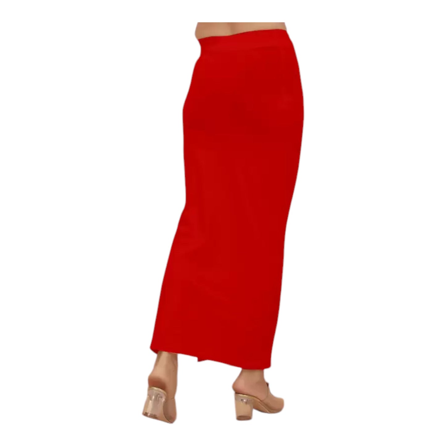 Stretchable Saree Shapewear Petticoat for Women, Cotton Blended,Petticoat,Skirts for Women,Shape Wear Dress for Saree , Spandex Saree Shapewear for Women Petticoat with Side Slit (PACK 1)
