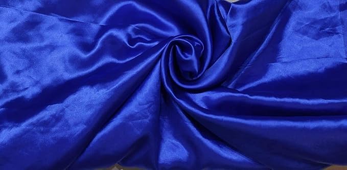 Silky & Shiny Satin Solid Fabric for Dress Garment Cloth Material
