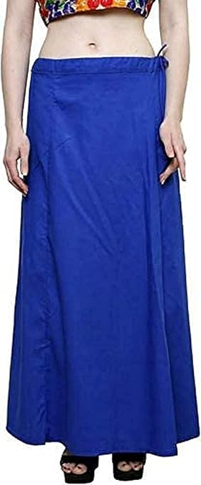 Pure Cotton Readymade Inskirt Saree Petticoat for Women's | Plain Solid Indian Readymade Inskirt Saree | Peticote Innerwear for Women Saree Petticoats
