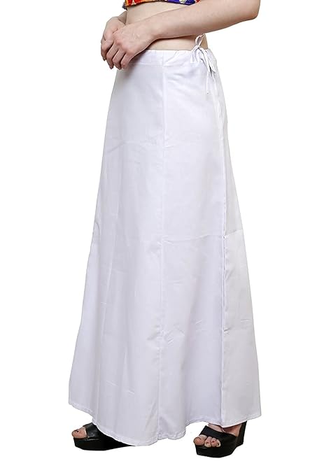 Pure Cotton Readymade Inskirt Saree Petticoat for Women's | Plain Solid Indian Readymade Inskirt Saree | Peticote Innerwear for Women Saree Petticoats