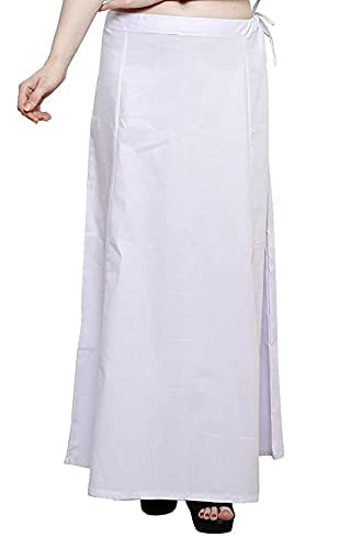 Pure Cotton Readymade Inskirt Saree Petticoat for Women's | Plain Solid Indian Readymade Inskirt Saree | Peticote Innerwear for Women Saree Petticoats