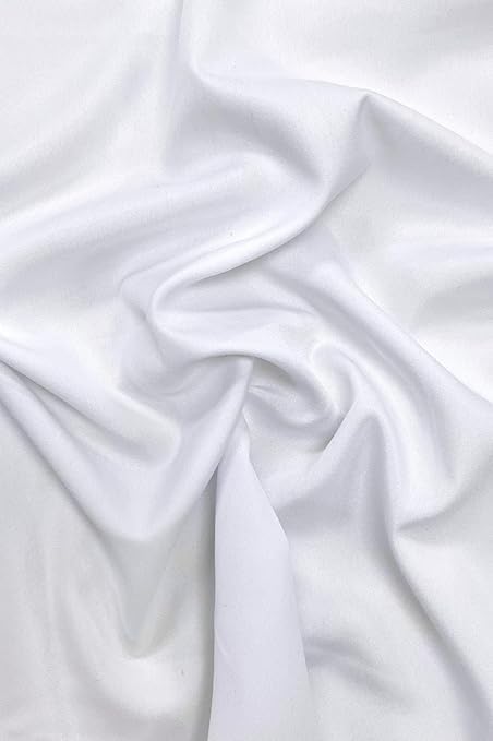 Polyester American Butter Crape Lining Fabric - Soft 44 Inch Width for Craft, Blouse, Petticoat, Kurtis, Tailoring & Boutique Purposes