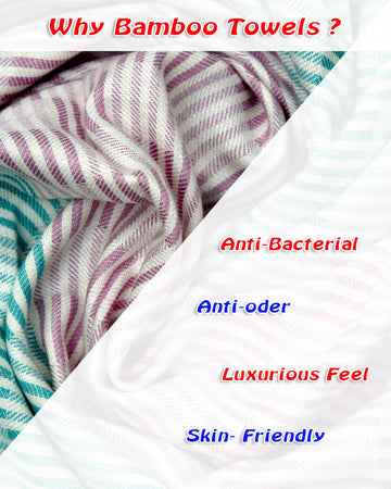 Bamboo Bath Towel Ultra Soft & Quick Absorbent