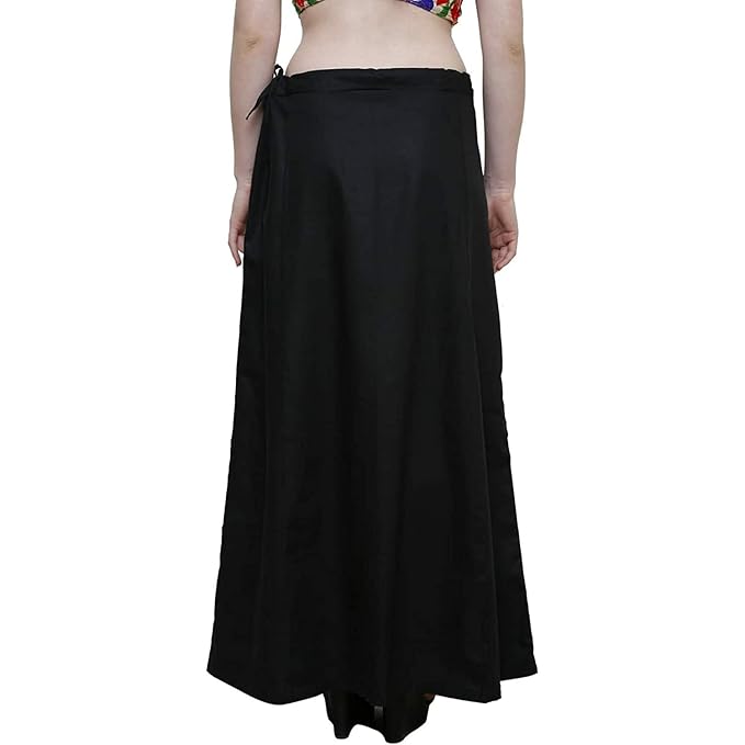 Pure Cotton Readymade Inskirt Saree Petticoat for Women's | Plain Solid Indian Readymade Inskirt Saree | Peticote Innerwear for Women Saree Petticoats