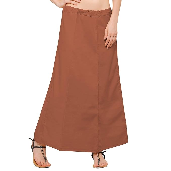 Pure Cotton Readymade Inskirt Saree Petticoat for Women's | Plain Solid Indian Readymade Inskirt Saree | Peticote Innerwear for Women Saree Petticoats