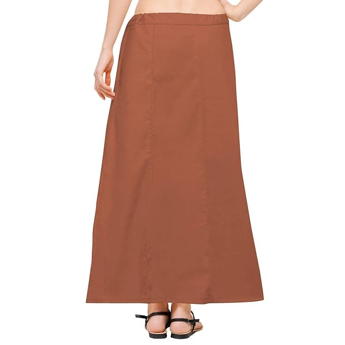 Pure Cotton Readymade Inskirt Saree Petticoat for Women's | Plain Solid Indian Readymade Inskirt Saree | Peticote Innerwear for Women Saree Petticoats