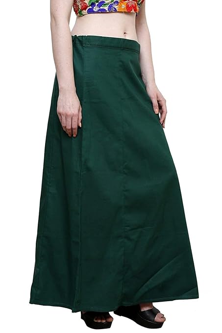 Pure Cotton Readymade Inskirt Saree Petticoat for Women's | Plain Solid Indian Readymade Inskirt Saree | Peticote Innerwear for Women Saree Petticoats