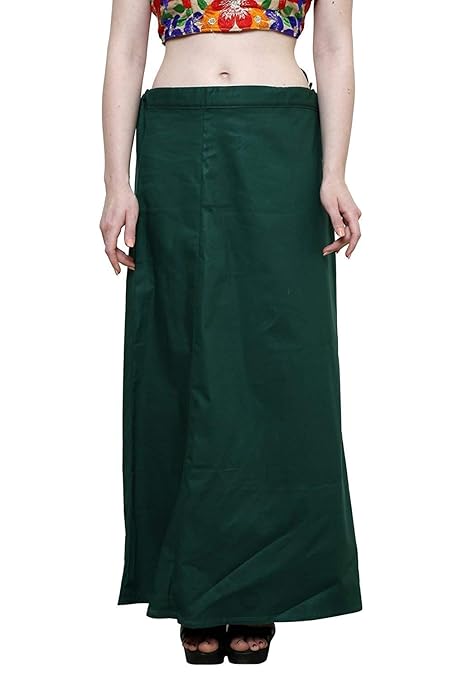 Pure Cotton Readymade Inskirt Saree Petticoat for Women's | Plain Solid Indian Readymade Inskirt Saree | Peticote Innerwear for Women Saree Petticoats