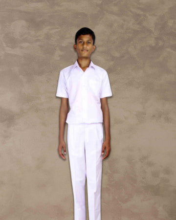 School Uniform - Pant for Boys - white