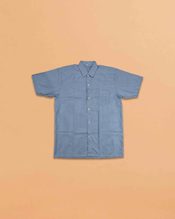 School Uniform for kids | Formal Uniform Shirts for Boys/Girls | Readymade Stitched Shirt for Students-Light Blue Shirt