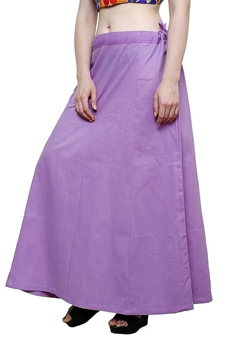 Pure Cotton Readymade Inskirt Saree Petticoat for Women's | Plain Solid Indian Readymade Inskirt Saree | Peticote Innerwear for Women Saree Petticoats