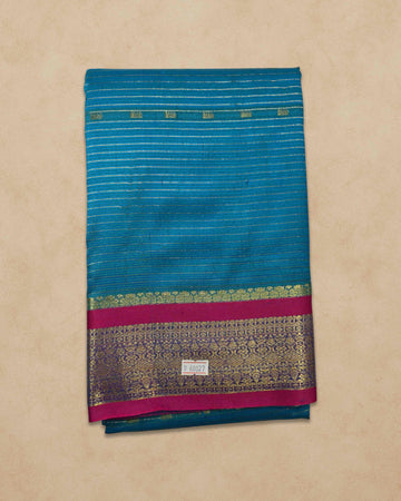 Amman Saree 6 Yards Cut Butta Pattu Devi Dress/Deity Dress Saree Contrast Border, Women Swamy Saree