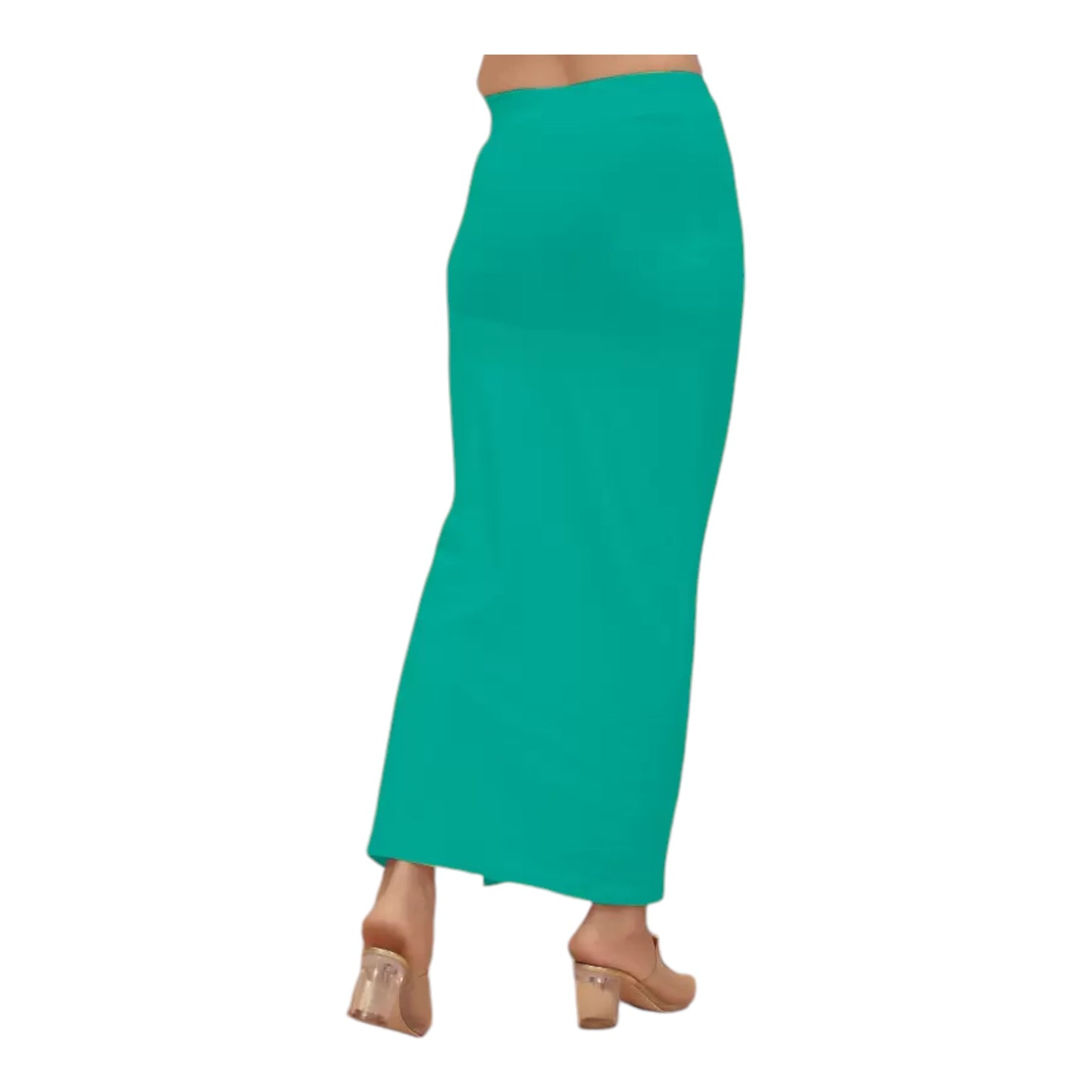 Stretchable Saree Shapewear Petticoat for Women, Cotton Blended,Petticoat,Skirts for Women,Shape Wear Dress for Saree , Spandex Saree Shapewear for Women Petticoat with Side Slit (PACK 1)