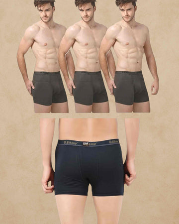 VIKING Men's Cotton Trunks (Pack of 3)