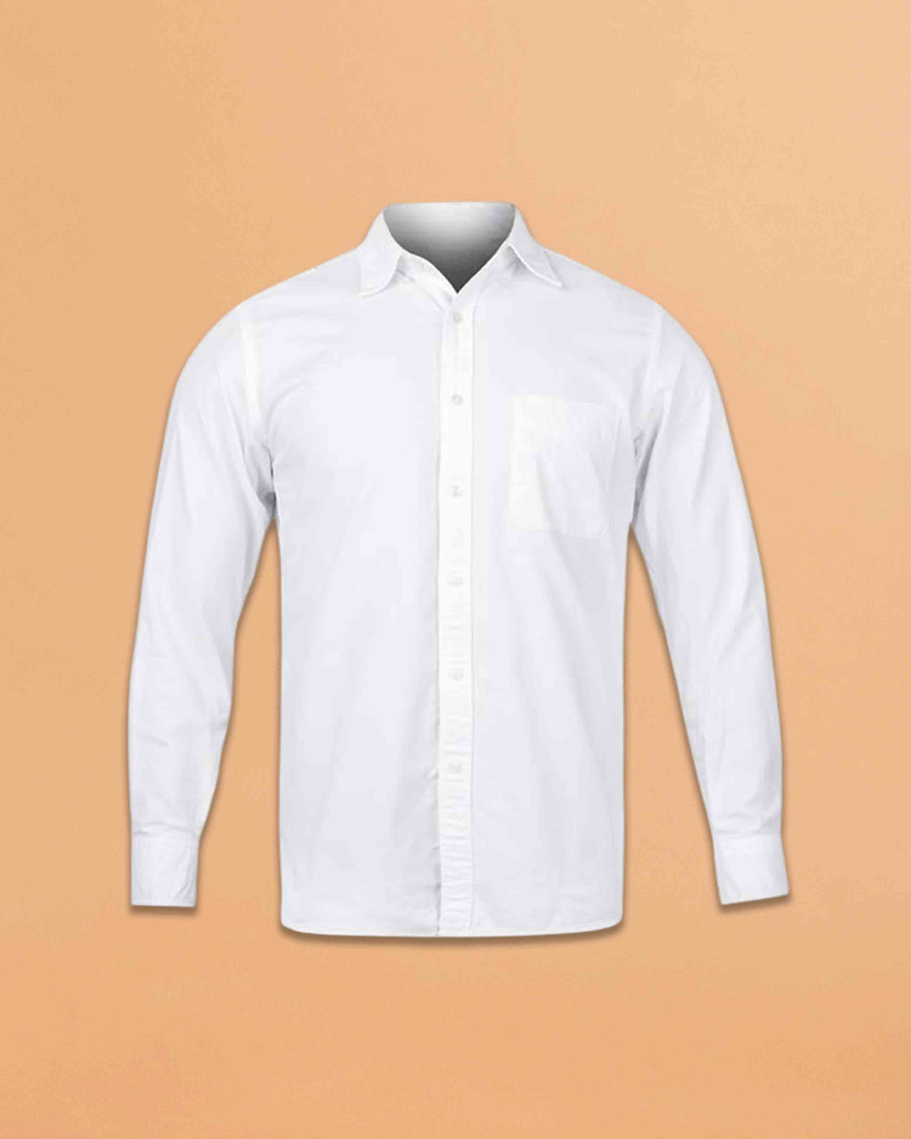 School Uniform for kids | Formal Uniform Shirts for Boys | Readymade Stitched Shirt for Students |White FULL SHIRT
