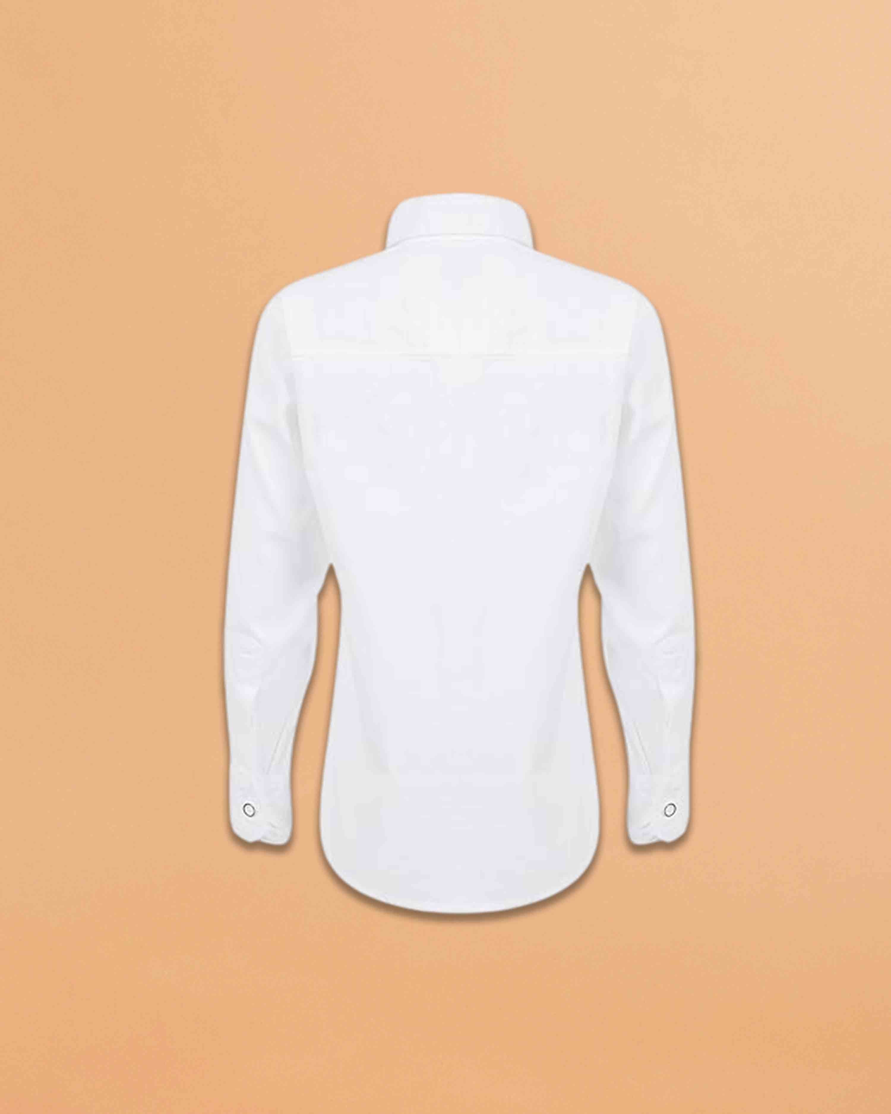 School Uniform for kids | Formal Uniform Shirts for Boys | Readymade Stitched Shirt for Students |White FULL SHIRT