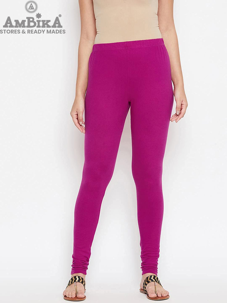 Cotton Leggings for Woman Combo Free Size - Pack of 2
