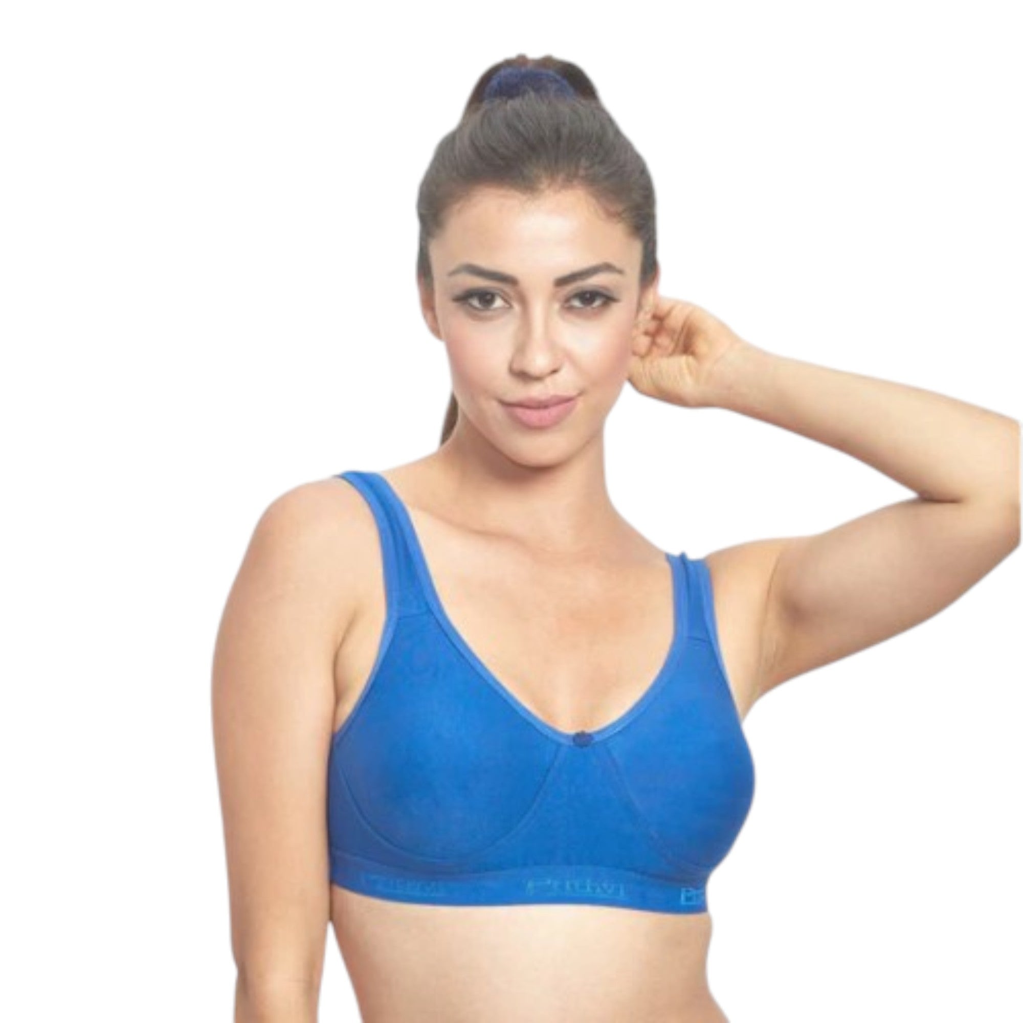 Prithvi Women T-Shirt Bra Non Wired Seamless Pushup - Seamless Cup, Full Coverage, Soft Cup for T-Shirt, Dress (Random Colours)