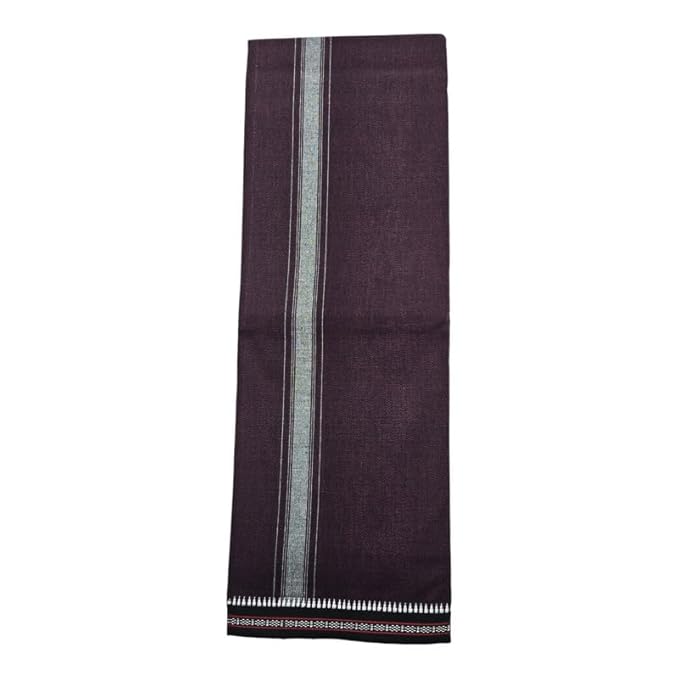 Men's Cotton Home Wear Handloom Dhoti's Color Dhoti l Kerala Thalapathi Border Single/Mundus | Men Temple Wear | Devotional Wear | Pure Cotton