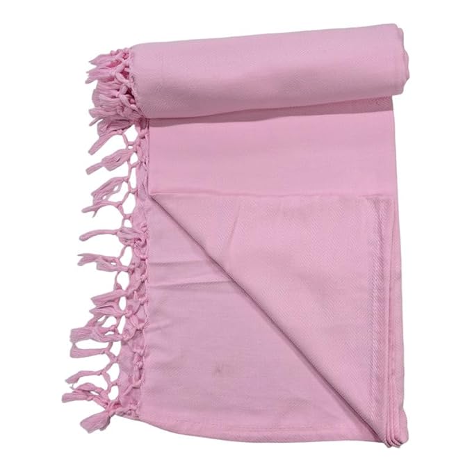 Bath Towels for Men | (30 X 65 CM, Large Size) Plush & Solid Pattern Towels  Bath Premium Plain Cotton Towels | Light Weight Turkish Style Str