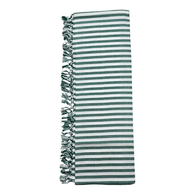 Bath Premium Cotton Towels | Light Weight Turkish Style Stripe Bath Towels for Men | (30 X 65 CM, Large Size) Striped Pattern Towels