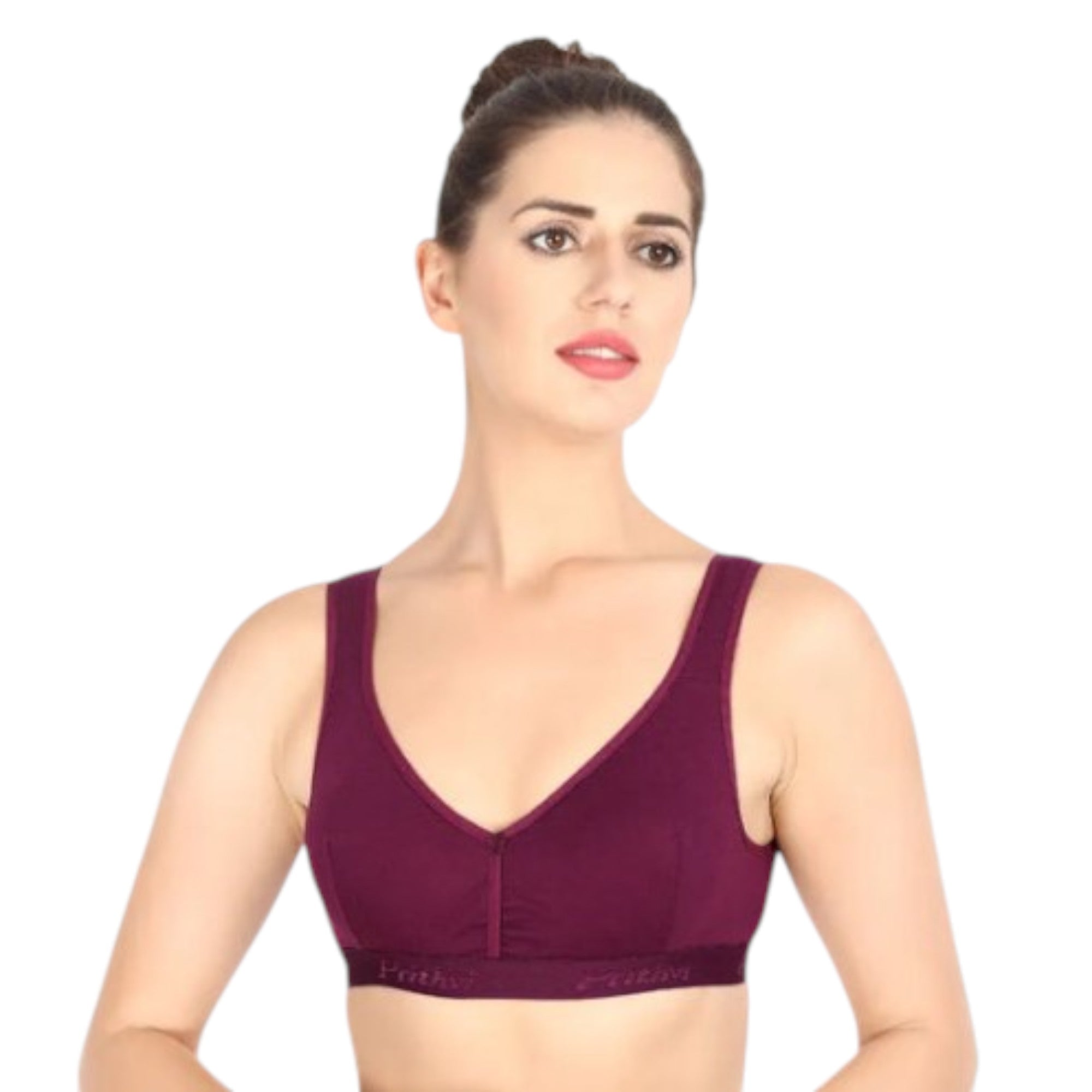Prithvi Acty  Bra, Seamed Cup, Full Coverage, Non-Padded,Wire Free (Random Colours)