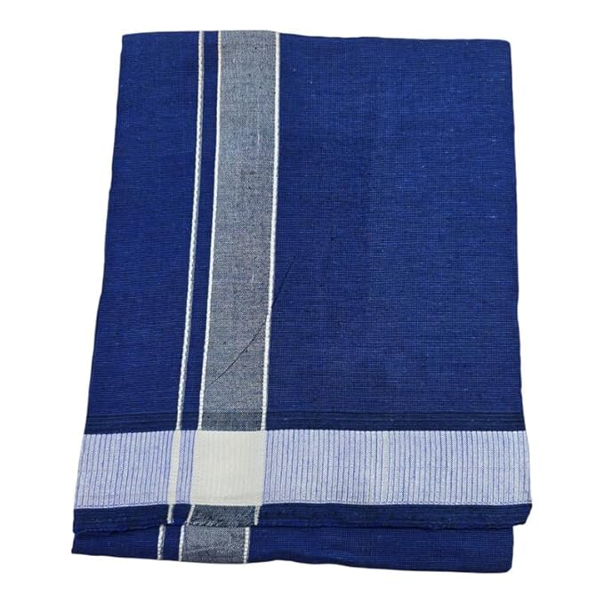 Multicolor Kerala style (Mundus) Dhotis for Men Combo Light Grey (Free Size Assorted) Lungi Veshti (Kaili) | Men's Dhoti for Puja, Festivals, Religious