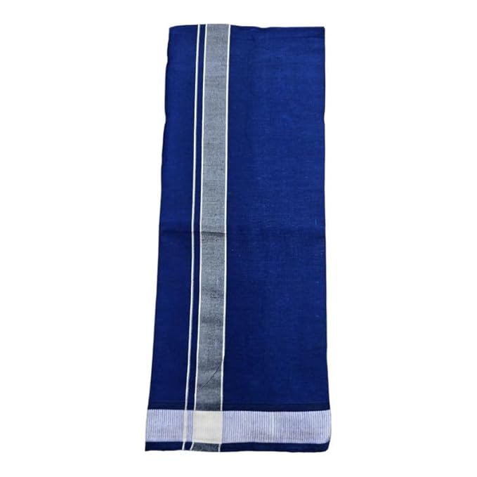 Multicolor Kerala style (Mundus) Dhotis for Men Combo Light Grey (Free Size Assorted) Lungi Veshti (Kaili) | Men's Dhoti for Puja, Festivals, Religious