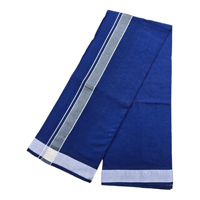 Multicolor Kerala style (Mundus) Dhotis for Men Combo Light Grey (Free Size Assorted) Lungi Veshti (Kaili) | Men's Dhoti for Puja, Festivals, Religious