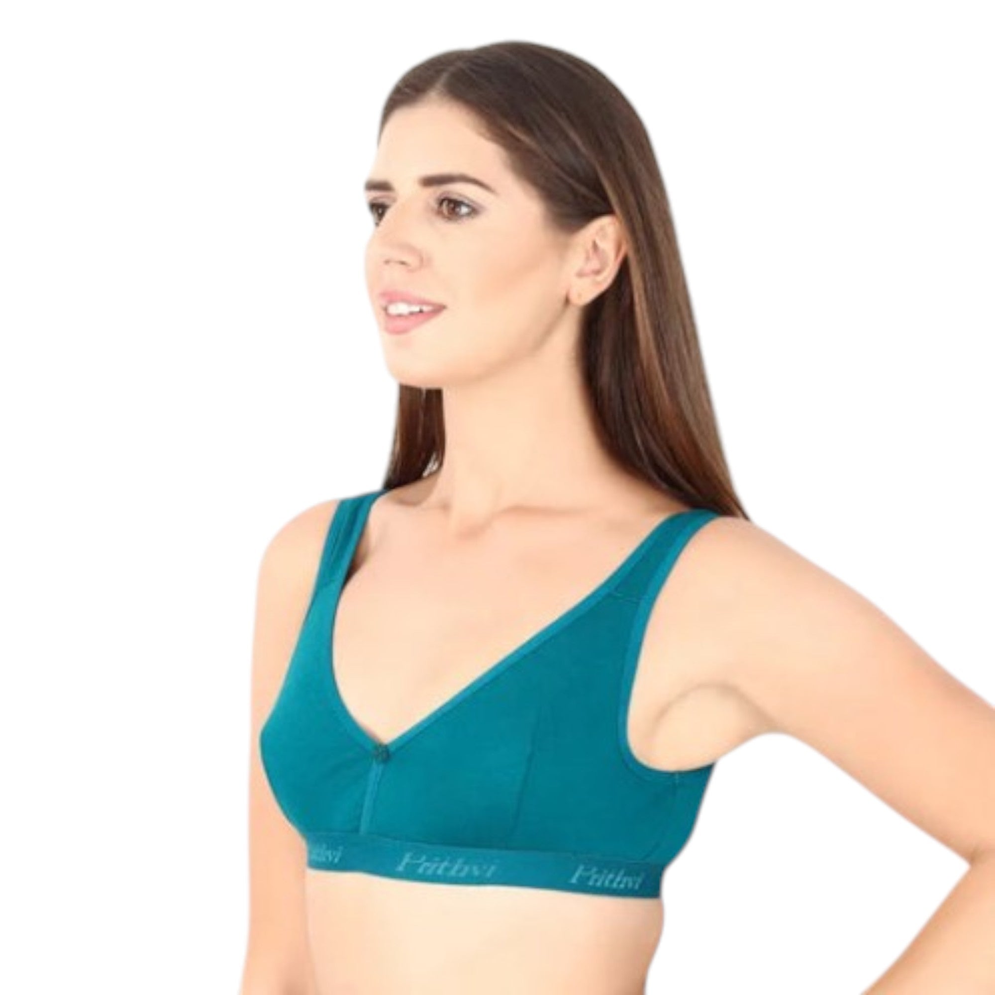 Prithvi Acty  Bra, Seamed Cup, Full Coverage, Non-Padded,Wire Free (Random Colours)