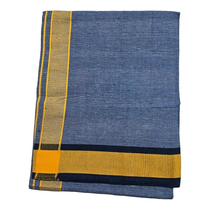 Multicolor Kerala style (Mundus) Dhotis for Men Combo Light Grey (Free Size Assorted) Lungi Veshti (Kaili) | Men's Dhoti for Puja, Festivals, Religious
