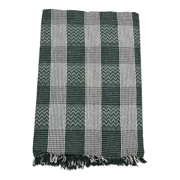 Single Size Pure Cotton Blanket/Solapur Chaddar/Cotton Bedsheet for All Weather Daily use Checkered Multicolor Family Pack (60x90 inches -)