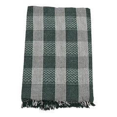 Single Size Pure Cotton Blanket/Solapur Chaddar/Cotton Bedsheet for All Weather Daily use Checkered Multicolor Family Pack (60x90 inches -)
