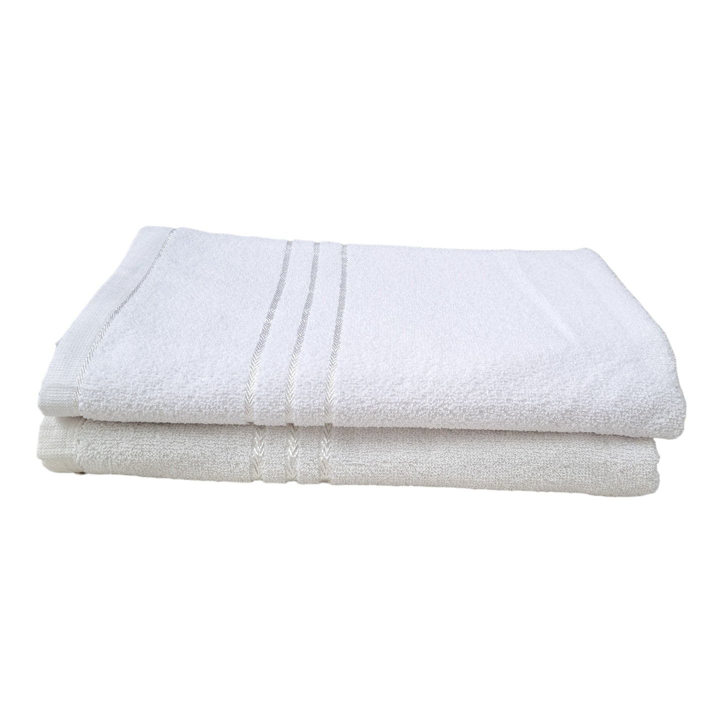 Cotton 400 GSM Large Size White Bath Towel for Hotel, Men, Women, Unisex, Kids, Soft and Absorbent (55 inch x 27 inch or 140 cm x 70 cm, 3 Piece, White)