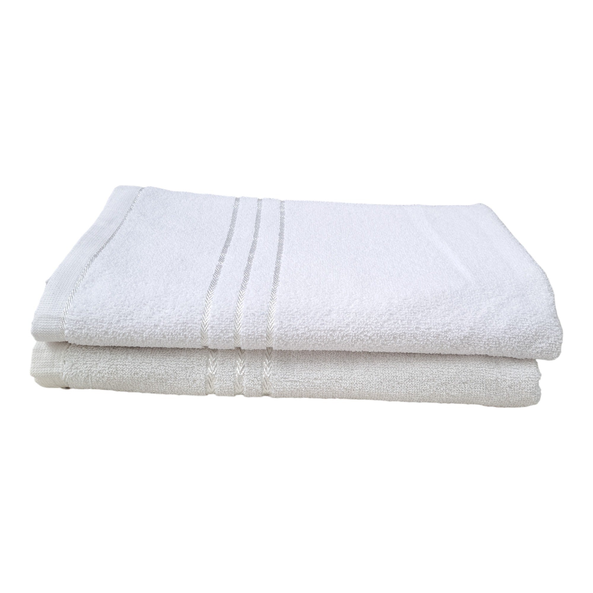 Cotton 400 GSM Large Size White Bath Towel for Hotel, Men, Women, Unisex, Kids, Soft and Absorbent (55 inch x 27 inch or 140 cm x 70 cm, 3 Piece, White)