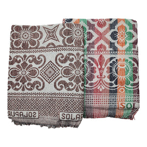 Cotton Single Size 300 TC Solapur Chaddar Blanket, Multy Colour, Pack of 1, Skinfriendly