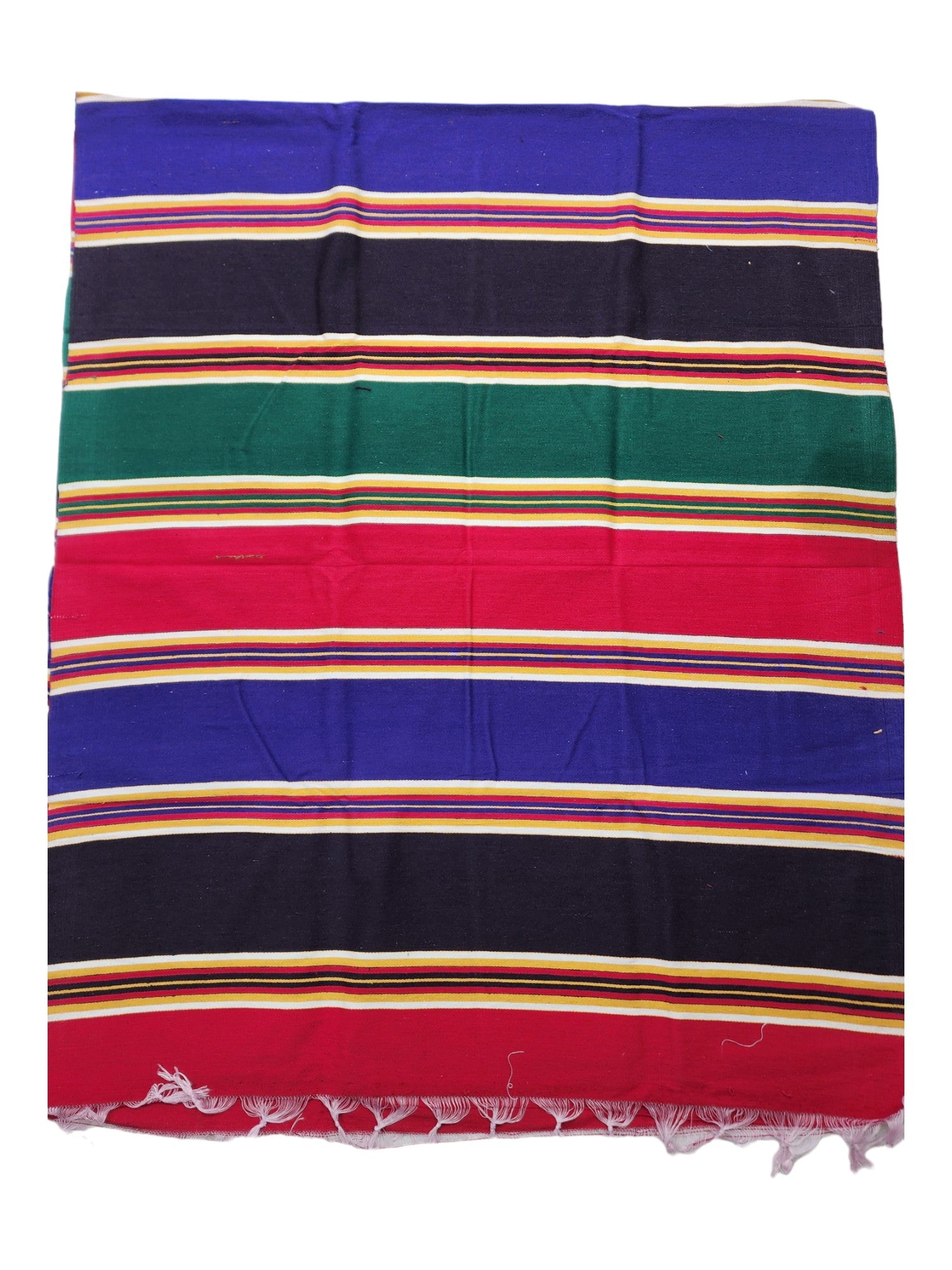 Bhavani Solapuri Cotton Carpet Jamakkalam/Carpet/Rug/Yoga mat/Galicha/Dari/Satranji/Multicolour