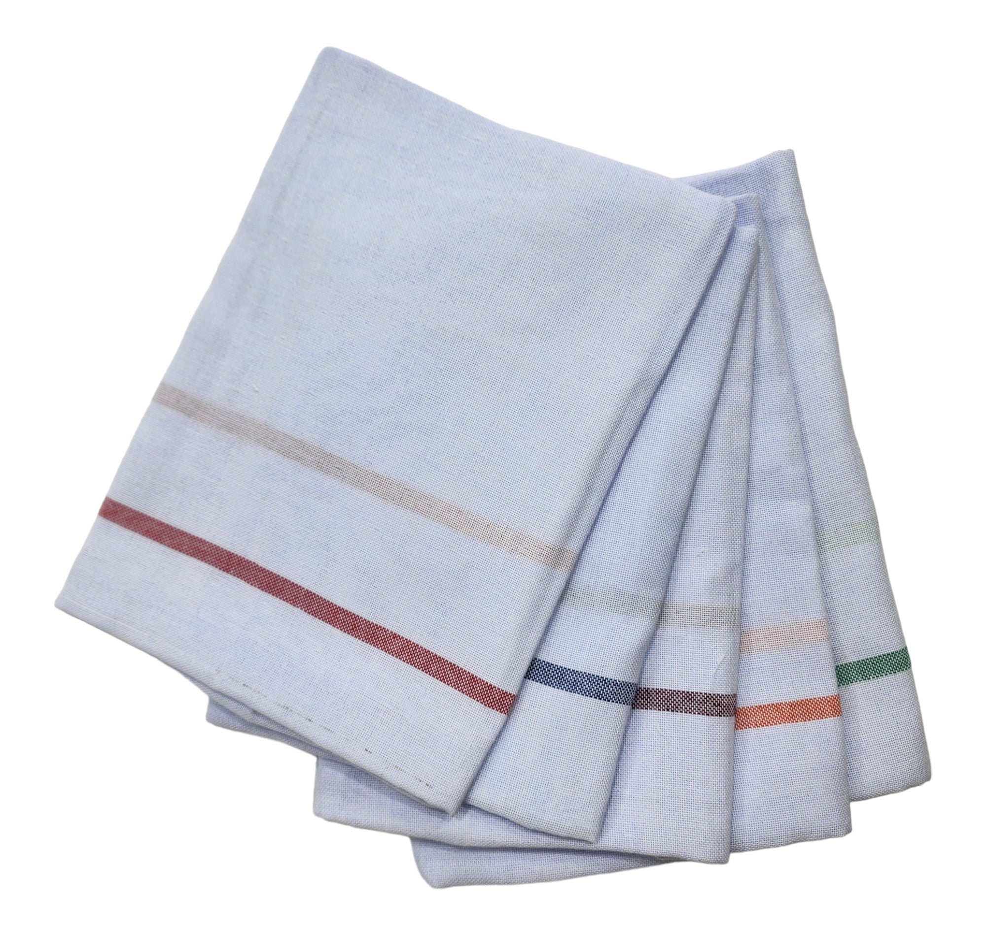 Kerala Traditional Cotton Bath Towel/Thorthu | Kerala Thorth End Stitched | White Bath Towel