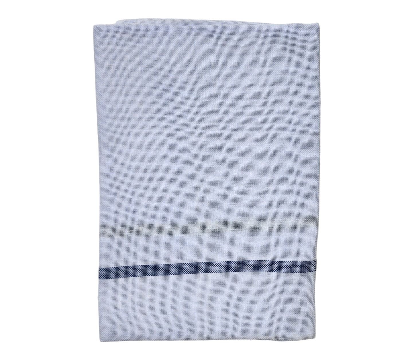 Kerala Traditional Cotton Bath Towel/Thorthu | Kerala Thorth End Stitched | White Bath Towel