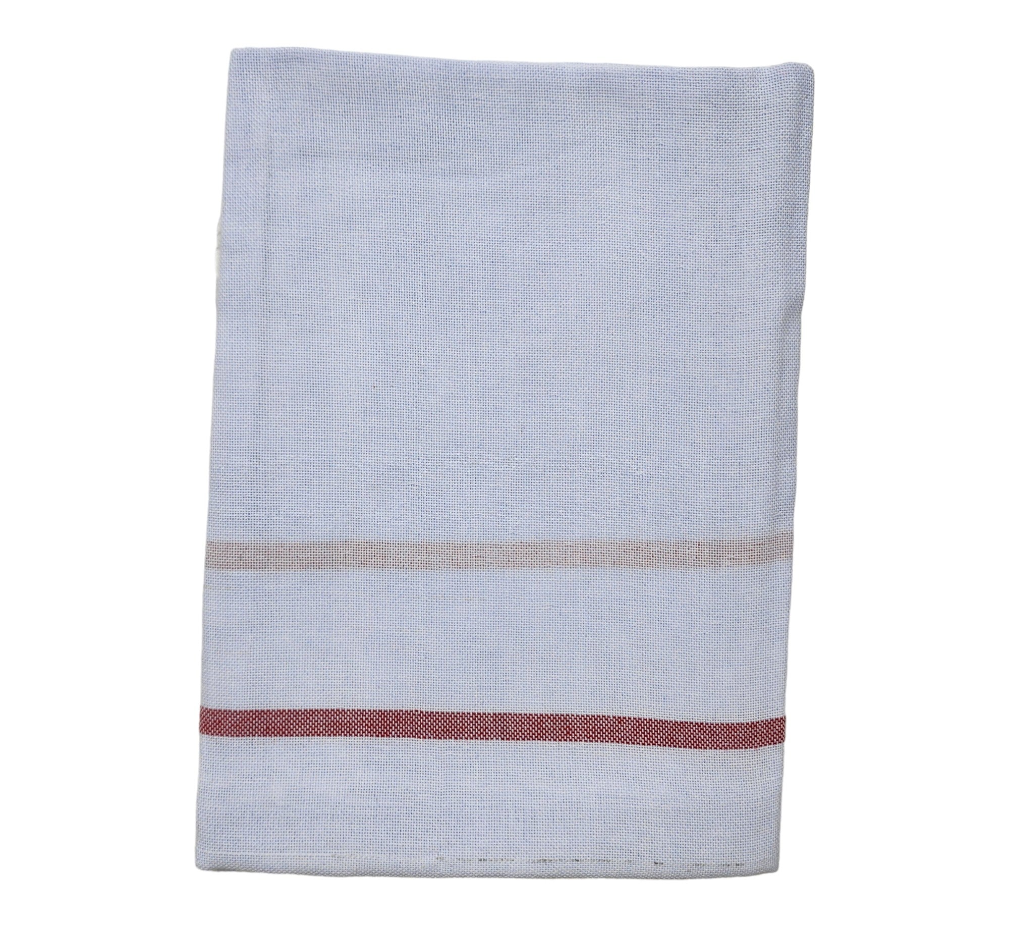 Kerala Traditional Cotton Bath Towel/Thorthu | Kerala Thorth End Stitched | White Bath Towel