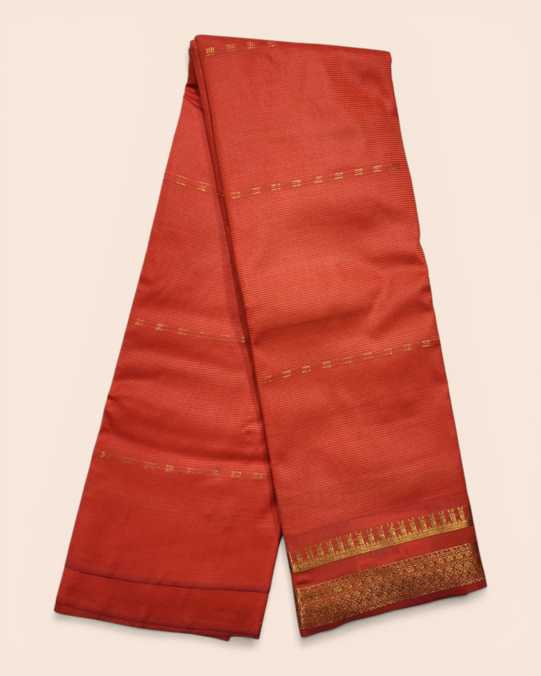 Amman Saree Cut Butta Pattu Devi Dress/Deity Dress, Om Skathi Saree, Temple Border Swamy Saree (6 Yards )