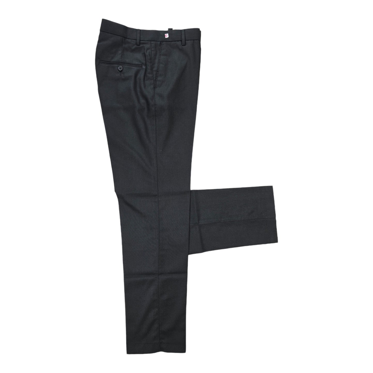 Maty Black Formal Trouser for Mens, Readymade Stitched Full Pant, Pleat-Front Formal Trousers Pants Regular Fit for Men