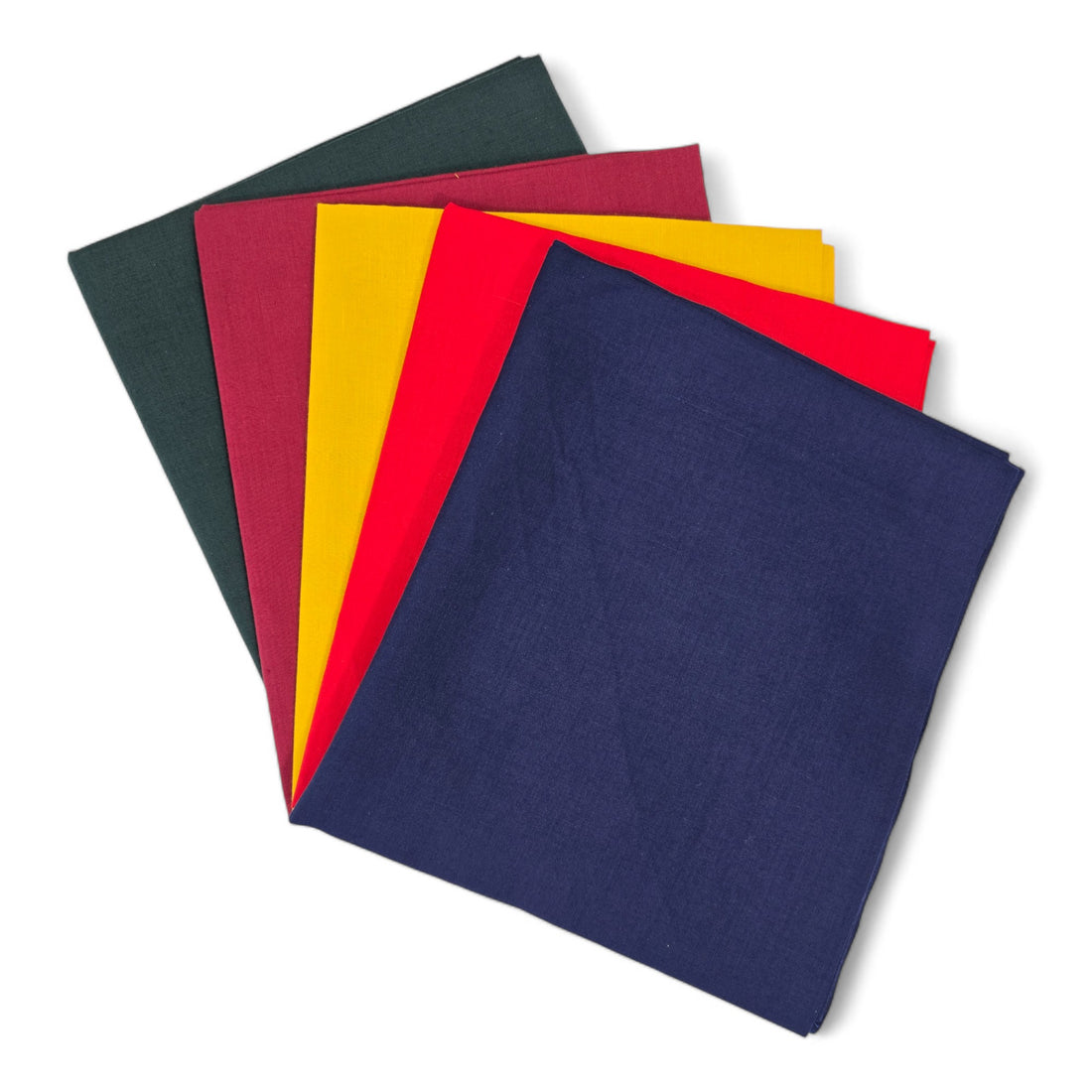 Cotton Blouse Material 1Meter Unstitched | Rubia Premium Plain 2 * 2 Blouse Piece Material Cotton 1 meter Multicolour Blouse Piece Material - Pack of 5